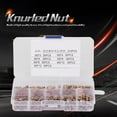 thumbnail image 1 of Knurled Nut 210pcs M3 Brass Cylinder Knurled Threaded Round Insert Embedded Nuts, 1 of 8