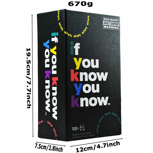 If you know you know full English version If you know adult party game basic party