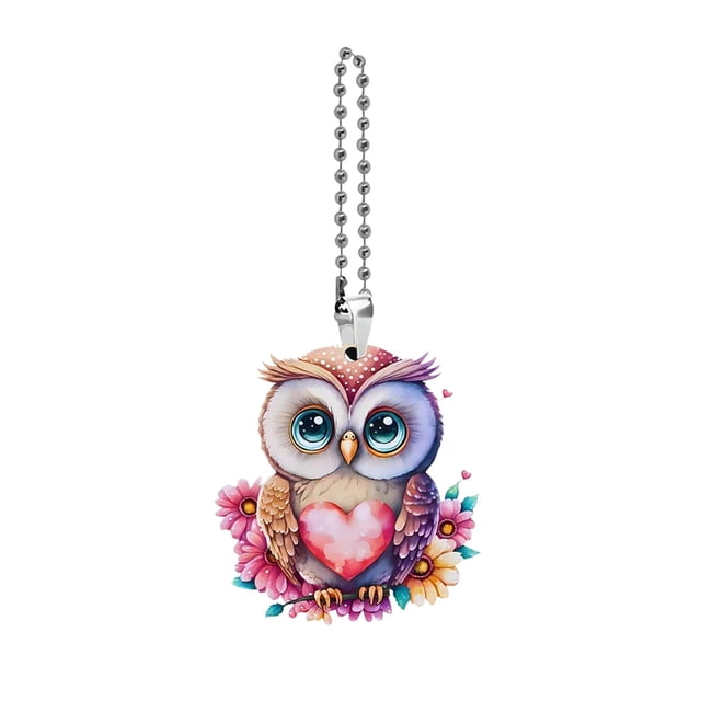 Popular!Colgante acrílico de Animal bonito para mujeres y niñas, colgante para niños, regalo de fiesta, decoración, colgante para espejo retrovisor de coche
