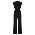 thumbnail image 5 of EaskTriop Womens Summer Wide Leg Jumpsuits Flowy High Waisted Palazzo Pants Sleeveless Casual Beach Vacation Lounge Outfits with Pockets Trousers, 5 of 6