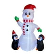 thumbnail image 2 of muñeco de nieve inflable,Decoración navideña inflable de muñeco de nieve con luz,Adorno inflable grande de muñeco de nieve para fiestas,Decoración navideña inflable para, 2 of 8