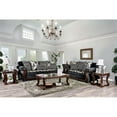 thumbnail image 3 of Furniture of America Andrea Chenille Rolled Arms Sofa in Light Gray, 3 of 10