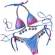 thumbnail image 1 of Conjunto de bikini sólido con degradado elegante para mujer, traje de baño de dos piezas con relleno sólido, ropa de playa OAVQHLG3B Store  lin121212, 1 of 3