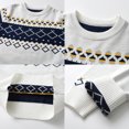 thumbnail image 4 of Akiihool Boys Sweaters Toddler Boys Girls Winter Long Sleeve Knit Sweater Base Warm Sweater for Children Clothes(Grey,4-5 Years), 4 of 5
