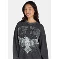 thumbnail image 4 of Self Esteem Women’s Mineral Washed Graphic Sweatshirt, Sizes S-XL, 4 of 5