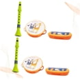 thumbnail image 4 of FUTUREORYY 6pcs Portable Harmonica Set Fun Music For Includes Flutes Tablas Harmonica For Early Education Family Playtime, 4 of 8