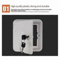 thumbnail image 4 of RV Heavy Duty Electric Cable Hatch Camper Power Cord Protect Cover with 2 Keys W 5.94 Inch, H 6.54 Inch, 4 of 4