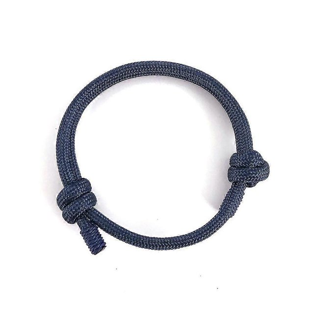 Pulsera de paracord trenzada con cadena de eslabones para hombre, joyería para hombre, nueva Fa--6-Código de modelo 8853 6
