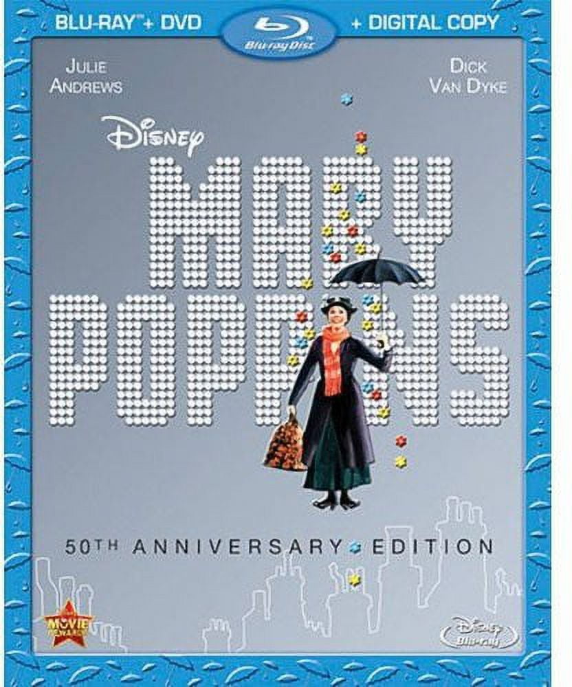 Disney's Mary Poppins 50th Anniversary Edition - Blu-ray, DVD