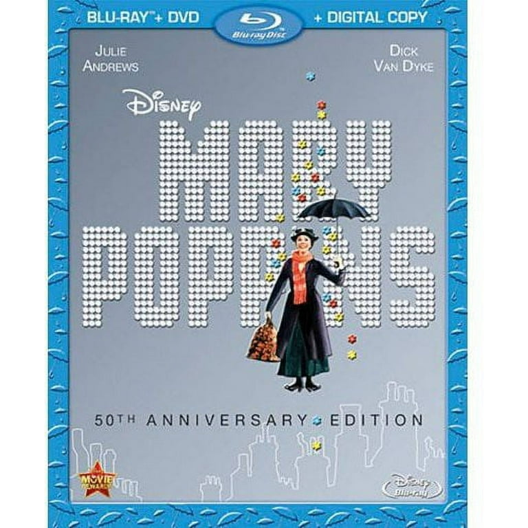 Disney's Mary Poppins 50th Anniversary Edition - Blu-ray, DVD
