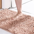 thumbnail image 1 of Bath mats Chenille Bathroom Rug 12x20 Inch Super Soft Thick Chenille Rug Absorbent Quick Dry Shaggy Bath Mat Carpet for Bath Floor,Tub and Shower, 1 of 7