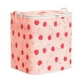 thumbnail image 1 of Fasiaou Clothes Storage Compression Organizer,Blanket Organizers And Storage,Large Size Space Bags, Organizer Bags for Comforters,Clothes,Winter Clothes Storage (Pink cherry(50 *73* 50CM)), 1 of 8