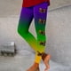 thumbnail image 1 of WILLBEST Leggings de Yoga Estampados Para Mujer, de Cintura Alta, Para Entrenar, Correr, Deportes, Cómodos y Elásticos, Ropa Deportiva 1343 Chica, 1 of 4