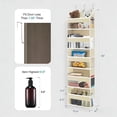 thumbnail image 5 of GADE over the door storage organizer, 5 pockets, 10 mesh pockets, 44 lbs capacity - for bedroom, bathroom, nursery, 5 of 6
