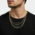 thumbnail image 5 of Tilo Jewelry 14K Solid Yellow Gold Miami Cuban Link Chain Necklace with Secure Lobster Lock | 2.6mm - 20 Inch | Everyday Necklace for Men, Women, Unisex, 5 of 13