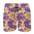 thumbnail image 4 of PNTUTB Men's Fashion Printed Drawstring Waistband Casual Loose Comfortable Summer Beach Shorts with Pockets, 4 of 6