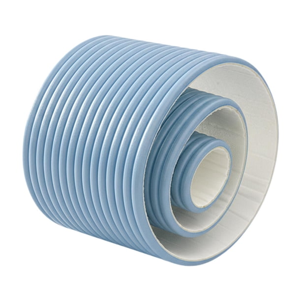 Protectores de esquinas de espuma, protector de bordes, tira de protección para bebés de 2 m, protector de bordes a prueba de bebés para mesa de Azul