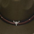 thumbnail image 6 of NOLDARES Cowboy Hats for Kids Vintage Wide Brim Felt Cowboy Hat Girls Cowgirl Hat with Belt Buckle(AG,3-18 Y), 6 of 7