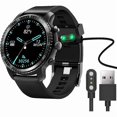 thumbnail image 1 of ccwmincc Compatible with Tinwoo Smartwatch Charger, Magnetic USB Charging Cable Replacement Charger Cable Compatible with Tinwoo T20 T20W Smartwatch (Black), 1 of 1