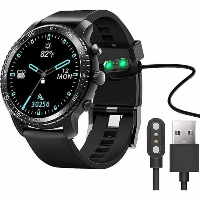 ccwmincc Compatible with Tinwoo Smartwatch Charger, Magnetic USB Charging Cable Replacement Charger Cable Compatible with Tinwoo T20 T20W Smartwatch (Black)