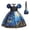 Dark Blue, variant on Honeeladyy Toddler Kids Halloween Girls Performance Dress Cute Party Clothing Princess Dress Candy Bags Set