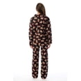 thumbnail image 3 of #FollowMe Printed Flannel Button-Front PJ Pant Set  Classic, Cozy Sleepwear (Black - Bite Me Gingerbread Man, Medium), 3 of 3
