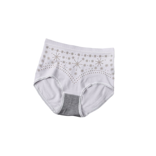 Minnieouse Mujeres Bodyshort Natural Calzoncillos Cintura Puntos Impreso Sexy Ropa interior Fajas para el cuerpo Transpirable Señora Calzoncillos Type3 NO3