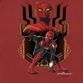 thumbnail image 2 of Women's Marvel Spider-Man: No Way Home Integrated Suit  Graphic Tee Red Medium, 2 of 4