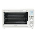 thumbnail image 1 of Haden Countertop 6 Slice Toaster Oven Air Fryer Combo for Kitchen, Ivory/Chrome, 1 of 9