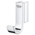thumbnail image 3 of GROHE 41039000 Selection Single Robe Hook, Starlight Chrome, 3 of 4