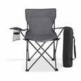 thumbnail image 1 of Silla Plegable para Camping Pesca Playa y Exteriores de Lona Impermebale con Porta Vaso Ligera - Silla para Exterior Ergonomica con Estructura de Acero y Funda Transportadora, 1 of 6