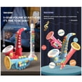 thumbnail image 3 of Mini Saxophone Trumpet Clarinet With Light And Sound Early Educational Toys Musical Instrument Toy For Toddler Girls Boys Beginners (no Battery), 3 of 4
