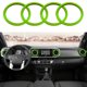 thumbnail image 1 of Para Tacoma 2016-2023 A/C Anillo de ventilación Cubierta interior Salida de aire acondicionado Decoración de embellecedor Accesorios Toyota Tacoma Kit de 4 piezas -Verde, 1 of 5