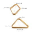 thumbnail image 2 of OUNONA 2Pcs Portable Pool Ball Rack in Solid Wood with Stable Framework for Professional Billiards, 2 of 6