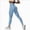 Y512-Blue, variant on Invisible Scrunch Butt Lifting Leggings for Women Seamless High Waisted Tummy Control Workout Yoga Pants (Light Gray,XL)