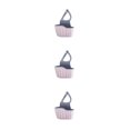 thumbnail image 2 of Transemion Adjustable Hanging Drainer Basket Kitchen Sink Shelf Soap Sponge Drain Rack pink 3Set, 2 of 6