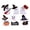 C, variant on Roiihwy Halloween Decorations Ghost Ornaments, White Cute Ghost Set, for Holiday Parties, C