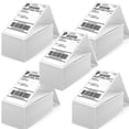 thumbnail image 1 of axGear 5000 x Direct Thermal Shipping Label 5 x Stacks 1000 Labels / Stack Fanfold 4 x 6 Inch Fan Fold, 1 of 4