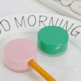 thumbnail image 6 of Clearance! Kbndieu Round Mini Pencil Sharpener Colored Transparent Hole Pencil Sharpener, 6 of 6
