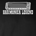 thumbnail image 3 of CafePress - Harmonica Legend Long Sleeve Dark T Shirt - Long Sleeve Dark T-Shirt, 3 of 4