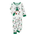 thumbnail image 3 of KelaJuan Christmas Family Pajamas Matching Set Santa Claus Print Long Sleeve Tops and Pants Sleepwear Soft Nightwear, 3 of 7