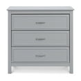 thumbnail image 6 of DaVinci Charlie 3-Drawer Dresser, Gray, 6 of 8