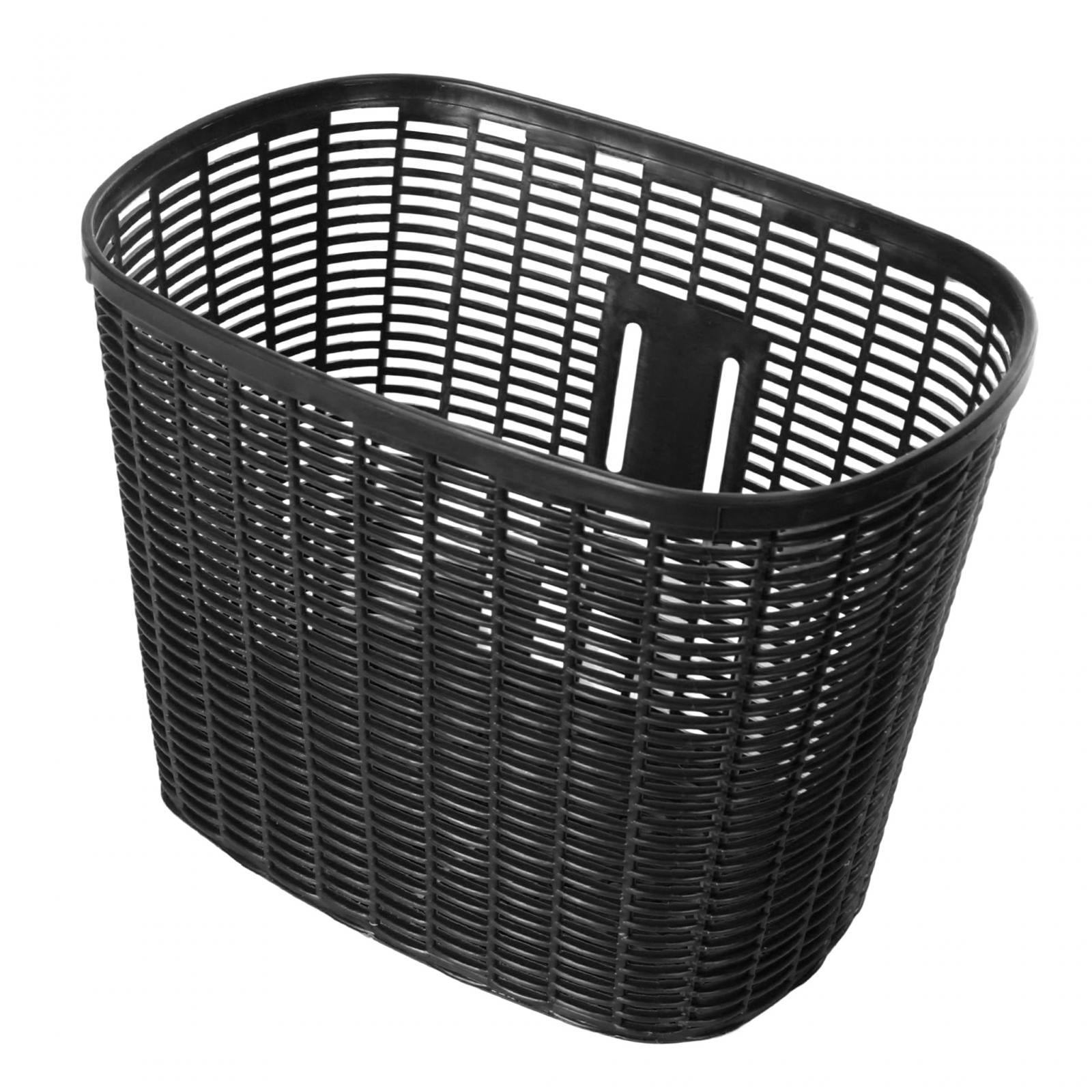 Bike Basket Easy to Install Bike Accessory Removable Most Adult Bikes Front black