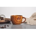thumbnail image 4 of WREESH New Wooden Cup Log Color Natural Wood Coffee Tea Beer Juice Milk Mug, 4 of 8