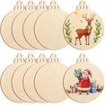 thumbnail image 1 of Adornos navideños de madera Sophena, 18 cm, bricolaje, 10 unidades, 1 of 7