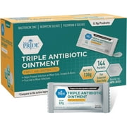 MEDPRIDE Triple Antibiotic Ointment 144-Pack 0.9g – Antibacterial Cream for Wound Care, Cuts, Burns, and Skin Infection