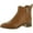 Brown, variant on Womens Deneice 2 Faux Leather Almond Toe Ankle Boots