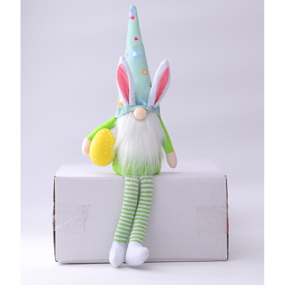 Lowestbest Bunny Gnome Decorations, Festival Gnomes Household Plush Decor for Kid, Green Lowestbest Bunny Gnome Decorations, Festival Gnomes Household Plush Decor for Kid, Green