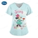 thumbnail image 2 of T Shirt Nurse Uniform Tops Disney T-shirt Mickey Shirts Pocket Woman Clothes Hospital T-shirts Minnie Mouse Top Women 2023 TeesS Gao Jinjia LED, 2 of 2