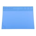 thumbnail image 2 of Alfombrilla Magnética de Silicona para Superficie de Trabajo con Tornillos de Montaje, Almohadilla para Soporte de Piezas para , Andriod, IOS, T Azul shamjiam Almohadilla de reparación resistente al calor, 2 of 8